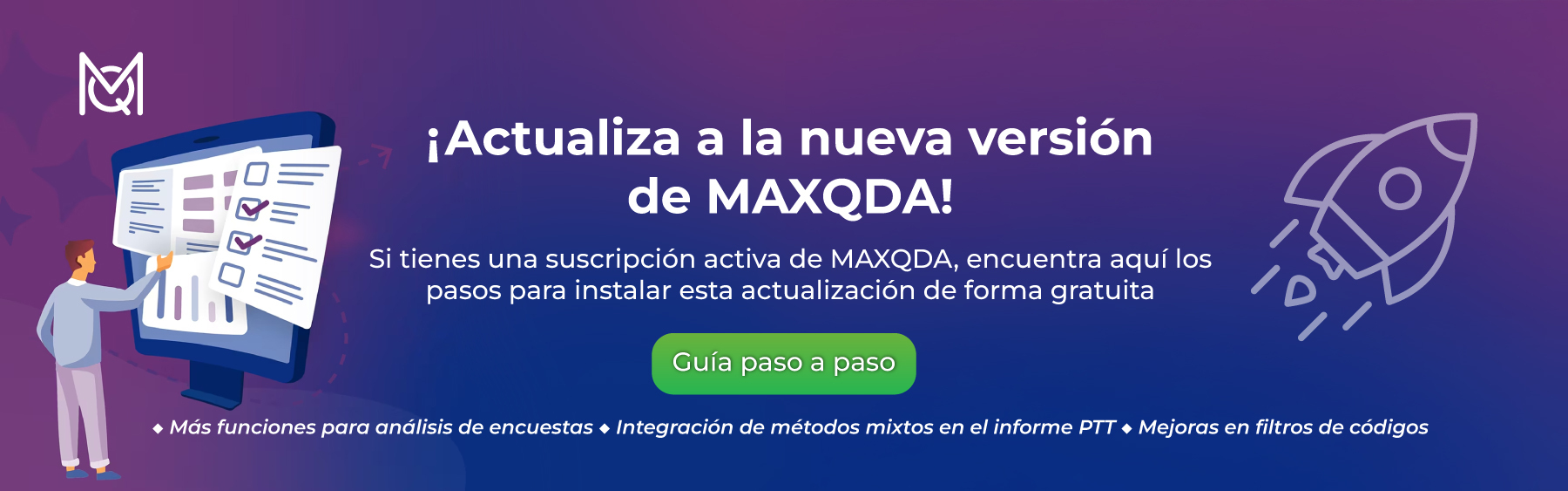 Banner Campaña MAXQDA 2025